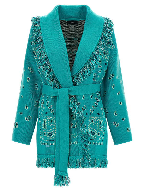 Bandana Sweaters And Cardigans Light Blue