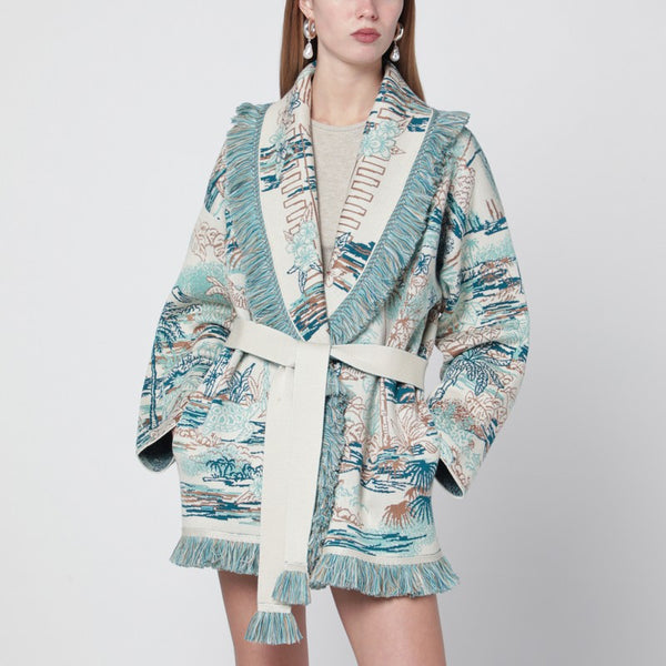 Lost In The Blue Multicolour Cardigan