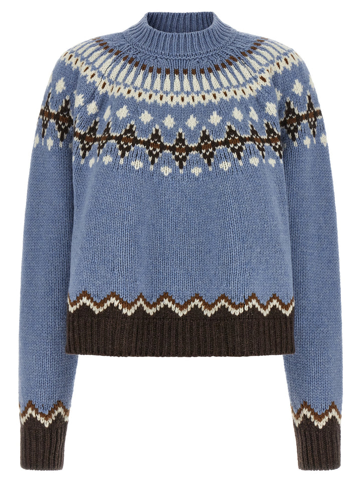 Alanui Sweet Winter Sweaters and Cardigans - Light Blue | 8f656634903e4b9c47ca35d5d39c16f3832c233d