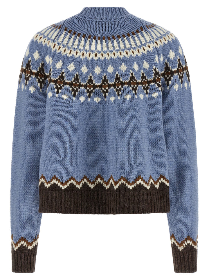 Alanui Sweet Winter Sweaters and Cardigans - Light Blue | fb3ad2e086f30d1bd631d0d6ed2de911e41d3406