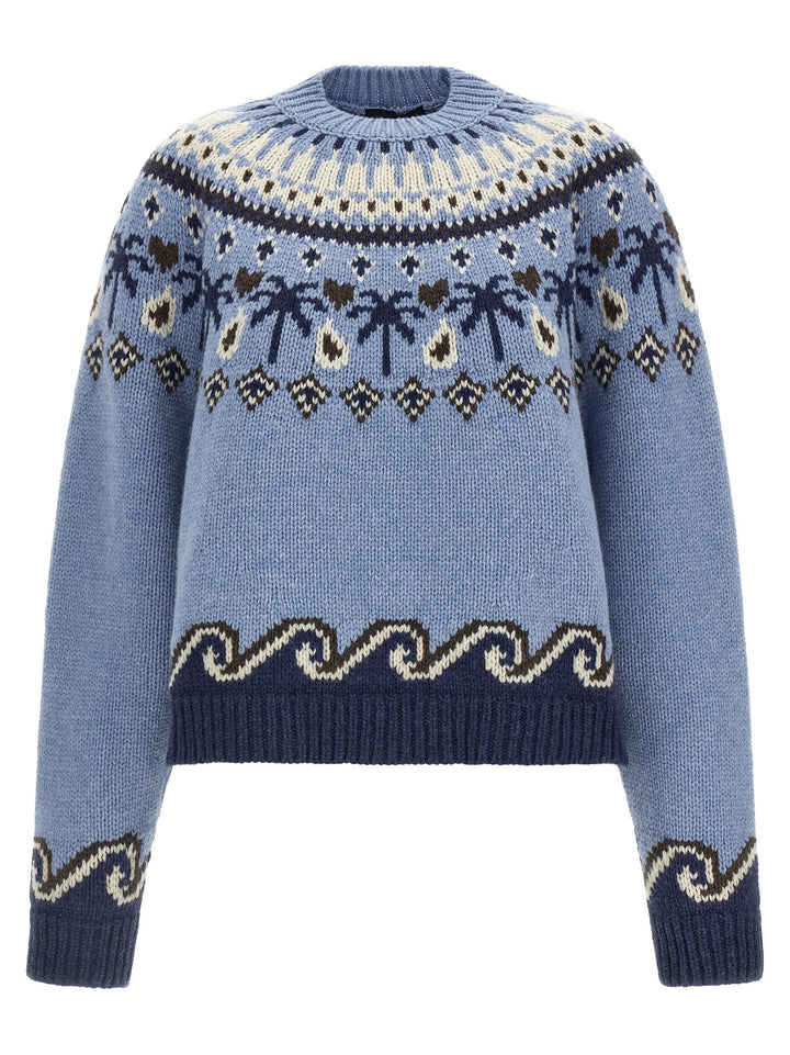 Alanui Sweet Winter Sweaters and Cardigans - Light Blue | 5a9b5e4ab109d0db408b22dcfa68c7f2744bceac