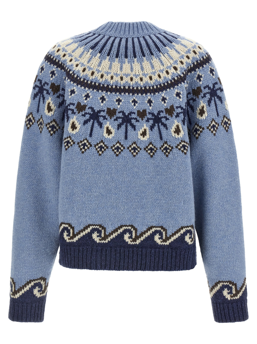 Alanui Sweet Winter Sweaters and Cardigans - Light Blue | bda3de663aefe8add48c5914a35b79771e247b74