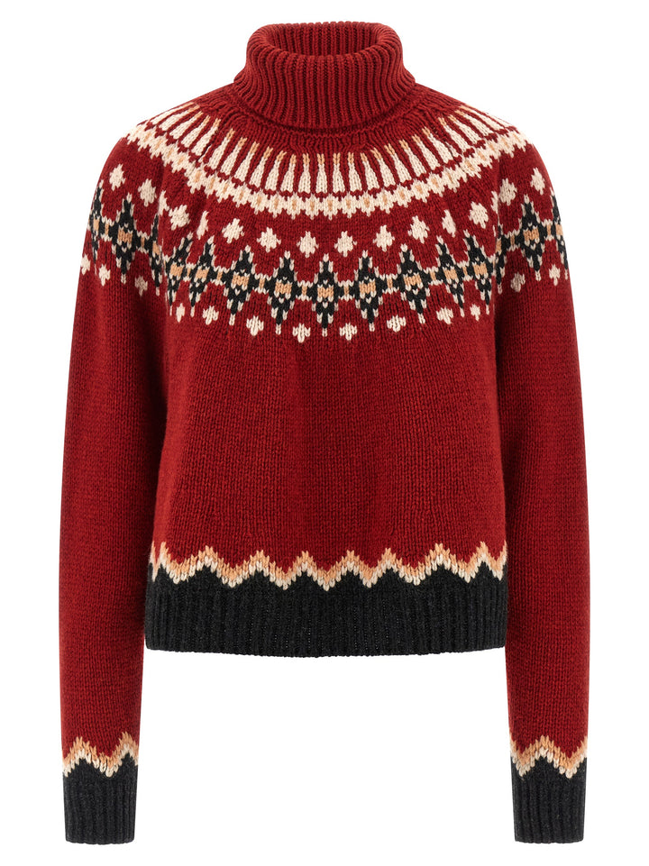 Alanui Sweet Winter Sweaters and Cardigans - Red | 1aa6baec47135f56d78fade7e08315ae9ffdf646