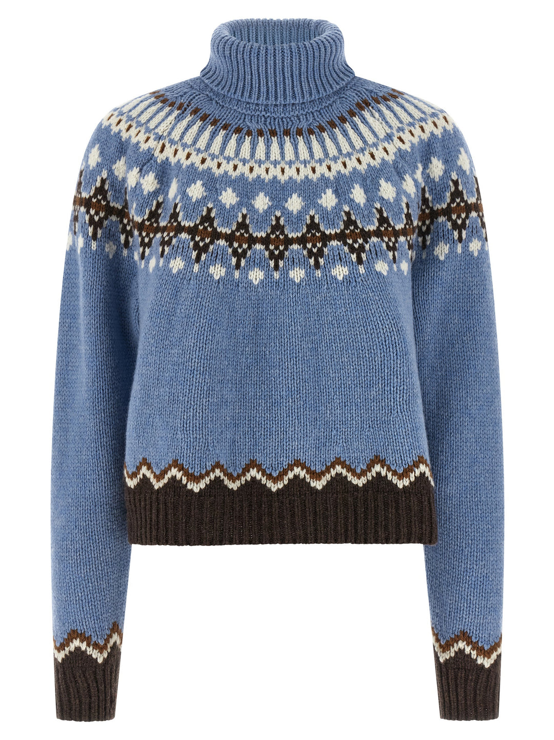 Alanui Sweet Winter Sweaters and Cardigans - Light Blue | 0d0113ac61ef691f1f7e1d29da771481ac74c1ec