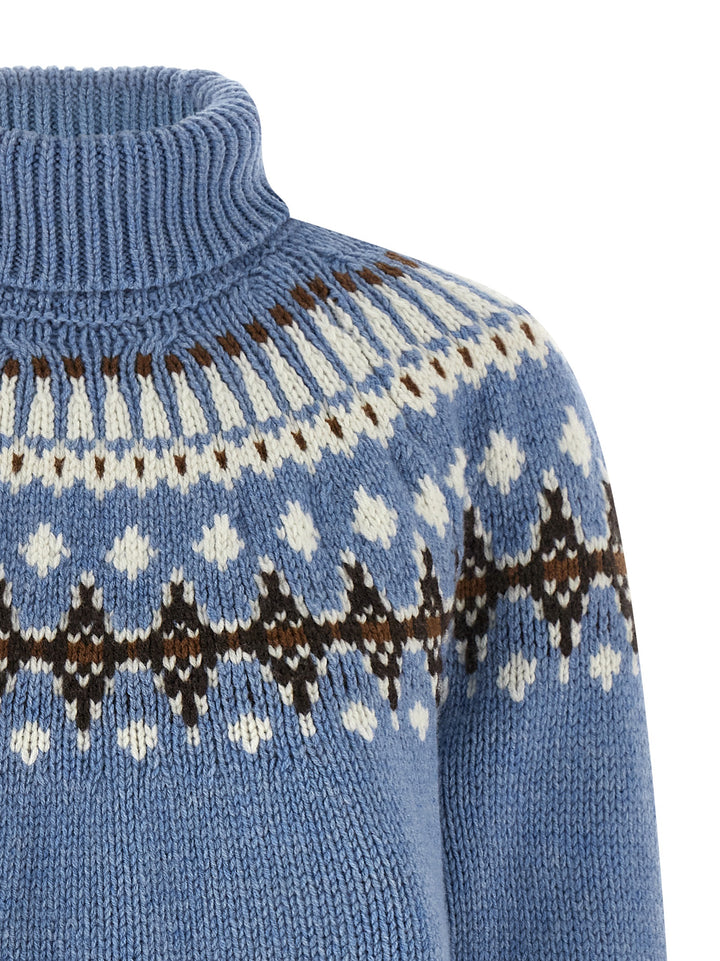Alanui Sweet Winter Sweaters and Cardigans - Light Blue | ceb16a46fb7dc5227280e94ffff851e37b699d5f