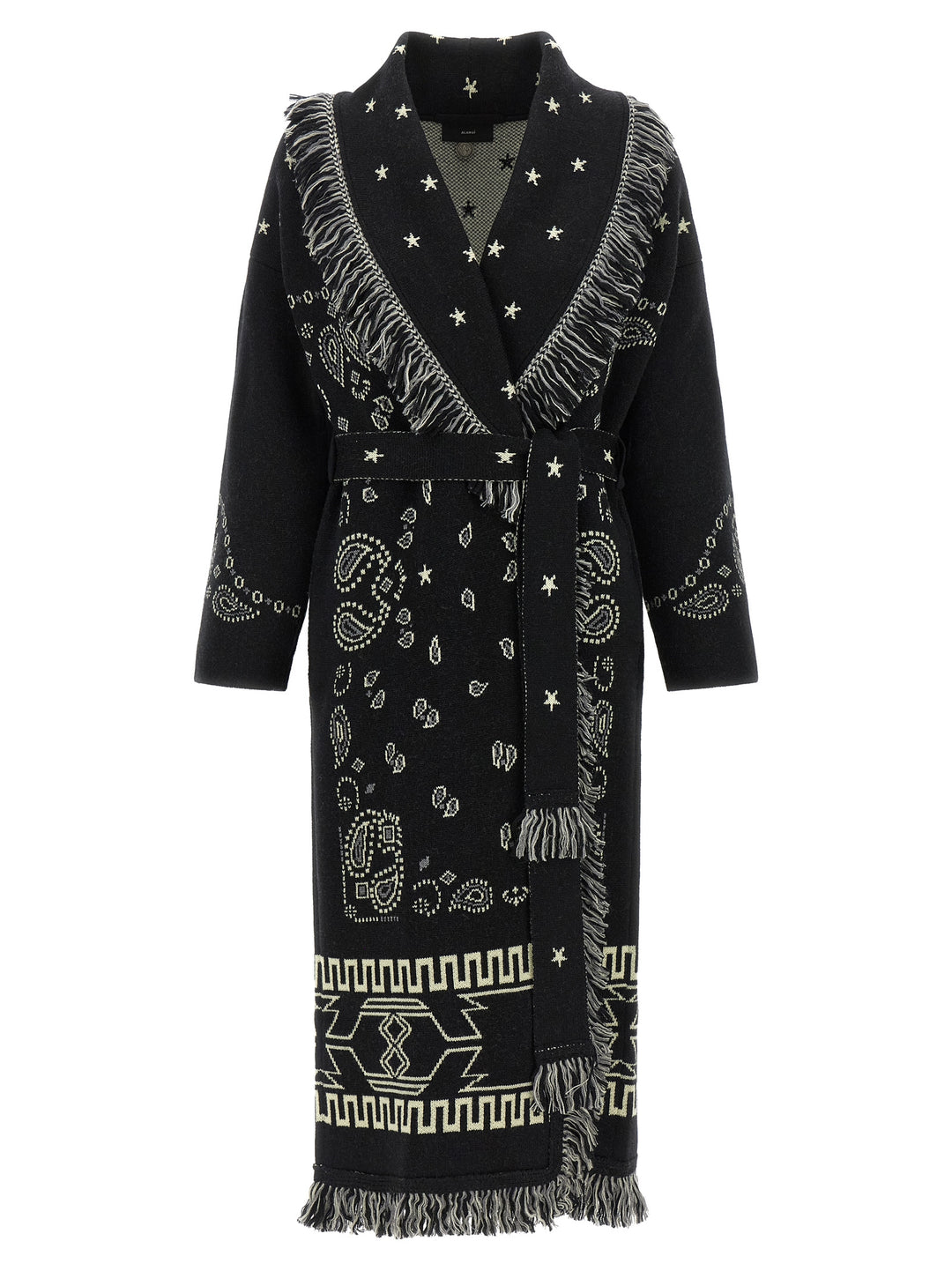 Alanui Bandana Coats and Trench Coats - Black | c47b699c793df5419de0e9895c54afde2bc4176d