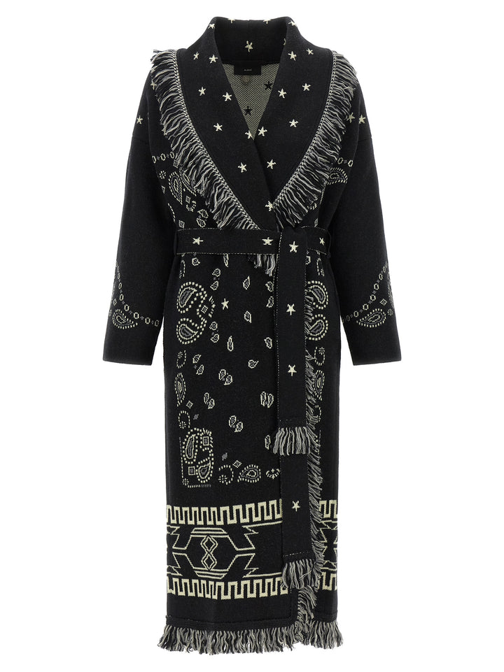 Alanui Bandana Coats and Trench Coats - Black | c47b699c793df5419de0e9895c54afde2bc4176d