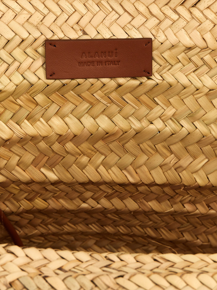 Alanui Icon Palm Leaf Big Hand Bags - Brown | 08655f2b7b6b58c6ea89e07777d20967f23c2abb