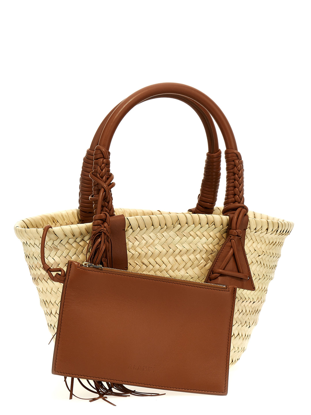 Alanui Icon Palm Leaf Small Hand Bags - Brown | 91931eaec680b0a1c4930f1cdd4c29164df996d4