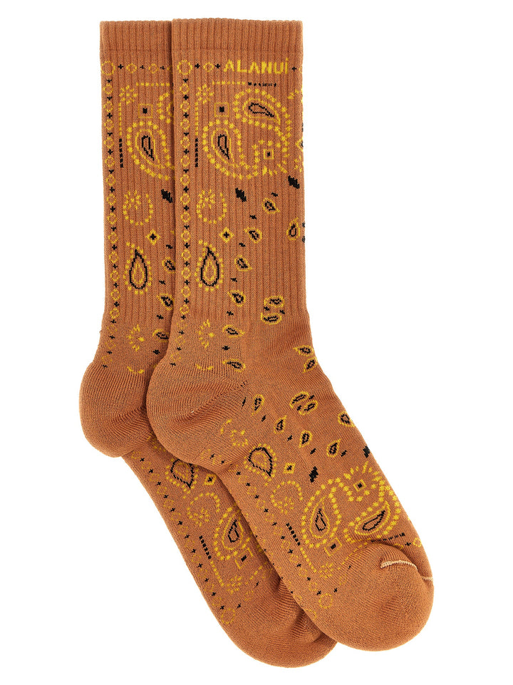 Bandana Socks Orange