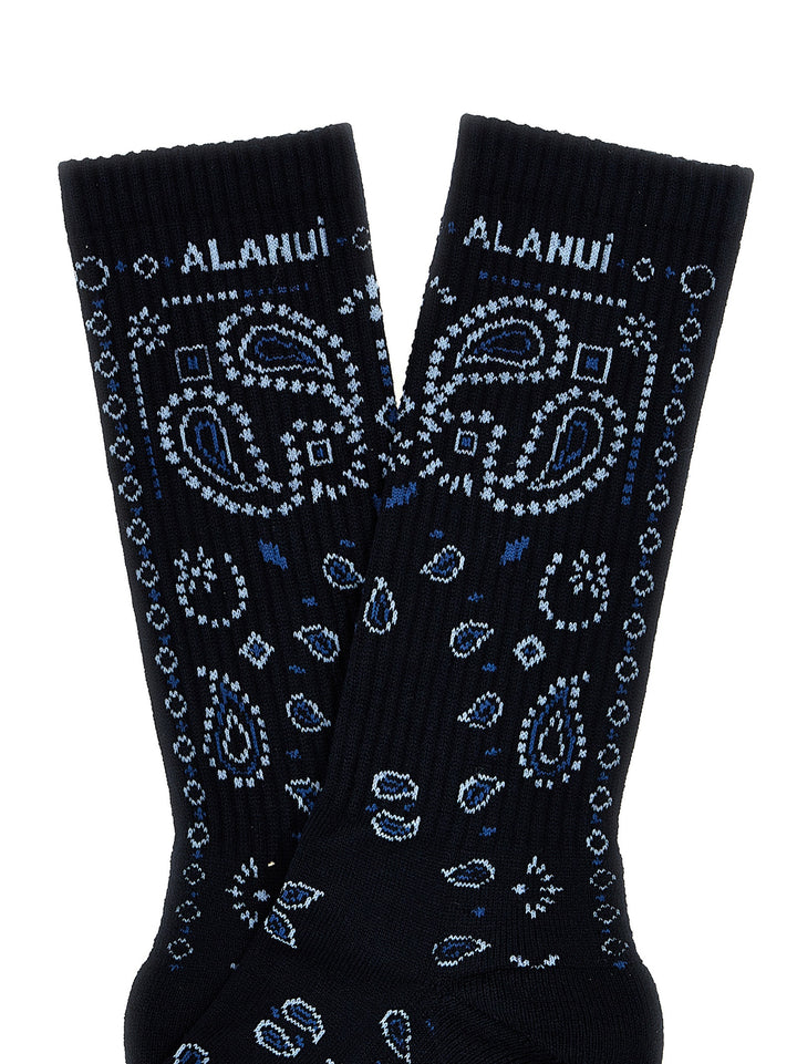 Bandana Socks Blue