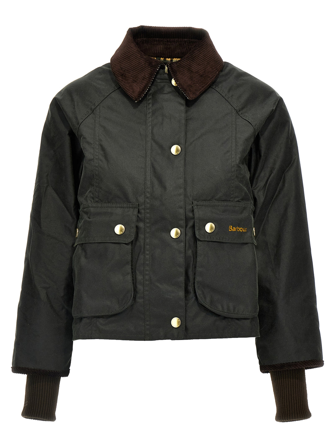 Cropped Beadnell Casual Jackets, Parka Green