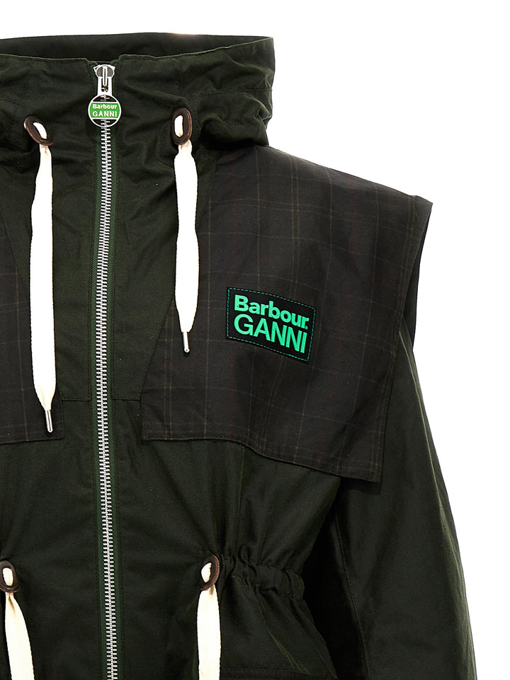 Parka Barbour X Ganni Casual Jackets, Parka Green