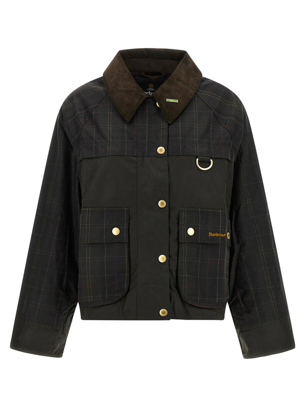 Tartan Spey Puffer Jackets Green