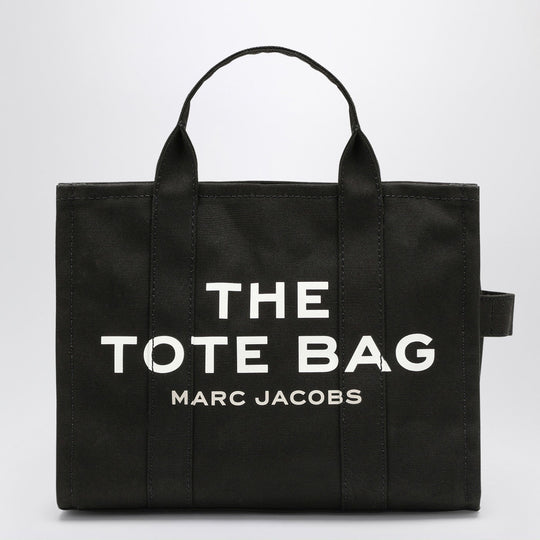 Black Canvas Medium Tote Bag