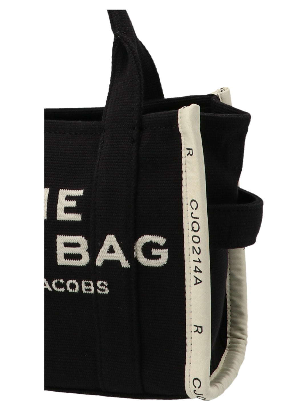 Marc Jacobs The Jacquard Small Tote Hand Bags - White/Black | c20756b187ee8123bce37f799cf780e45d4964f8