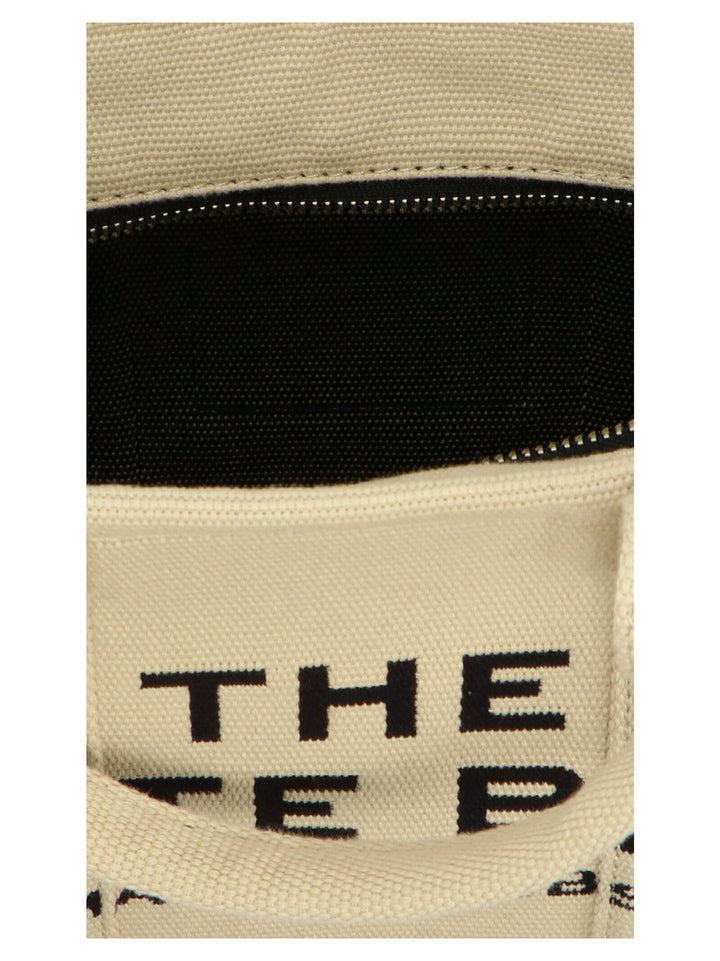 Marc Jacobs The Jacquard Small Tote Hand Bags - Beige | acc6dee05d9fd5956bc4f8c502889303aec1b001