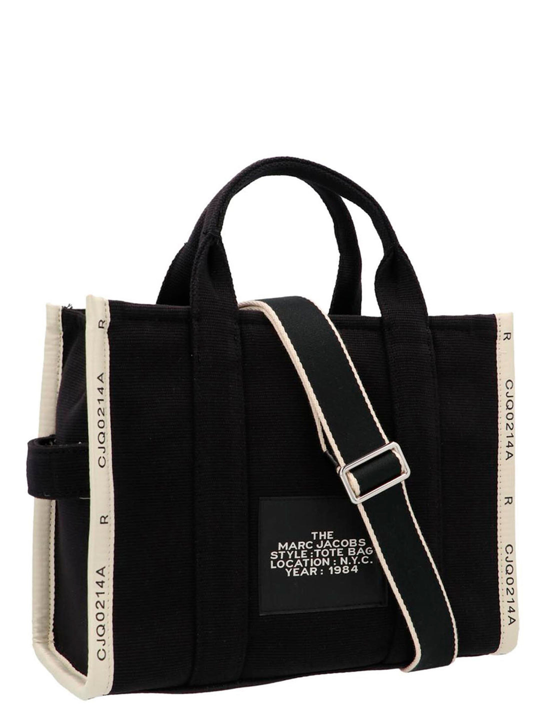 Marc Jacobs The Jacquard Medium Tote Tote Bag - White/Black | 1af2a78a59ea19045b128c9787a707a225800403