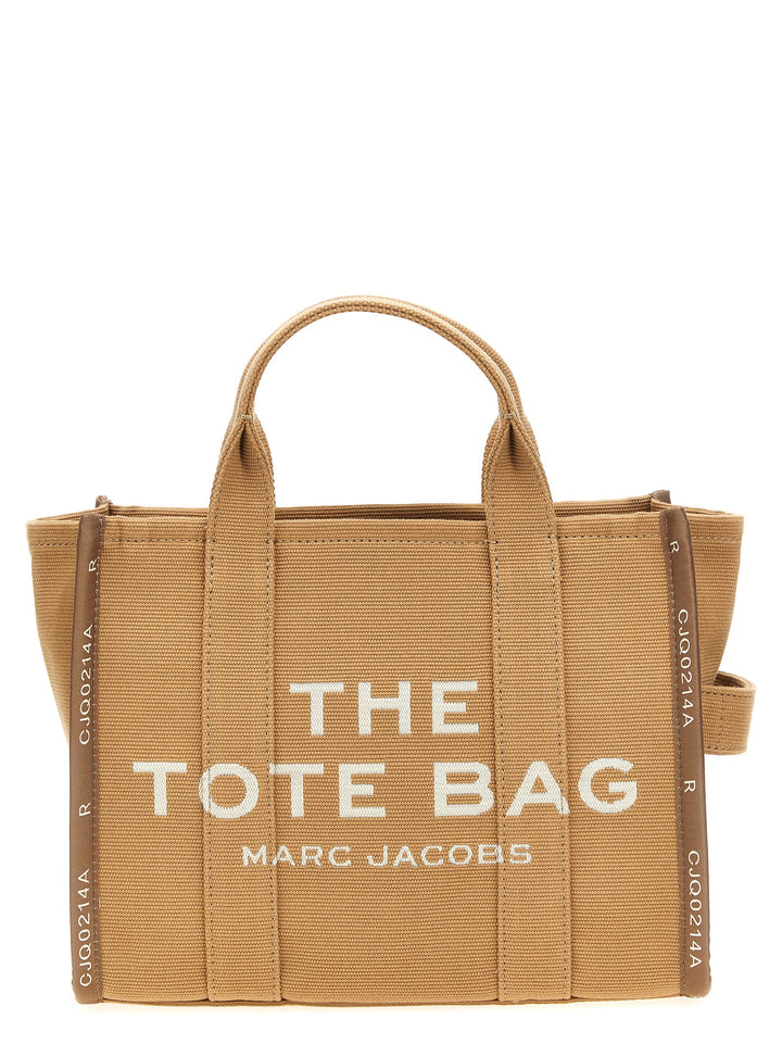 Marc Jacobs The Jacquard Medium Tote Tote Bag - Brown | 1bf9a53cdcbffd34613a2be3799ac980858f8c01