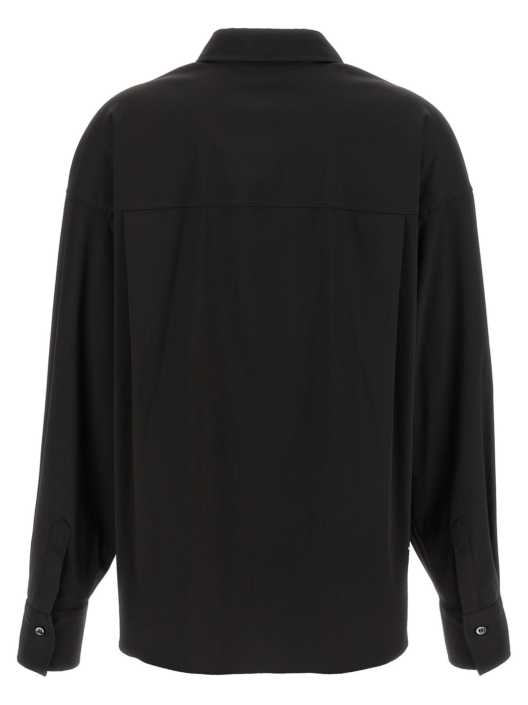 Brunello Cucinelli V-Neck Shirt Monile Shirt and Blouse - Black | 9775cc6e86229e70605f3b114161a5de1b46266e