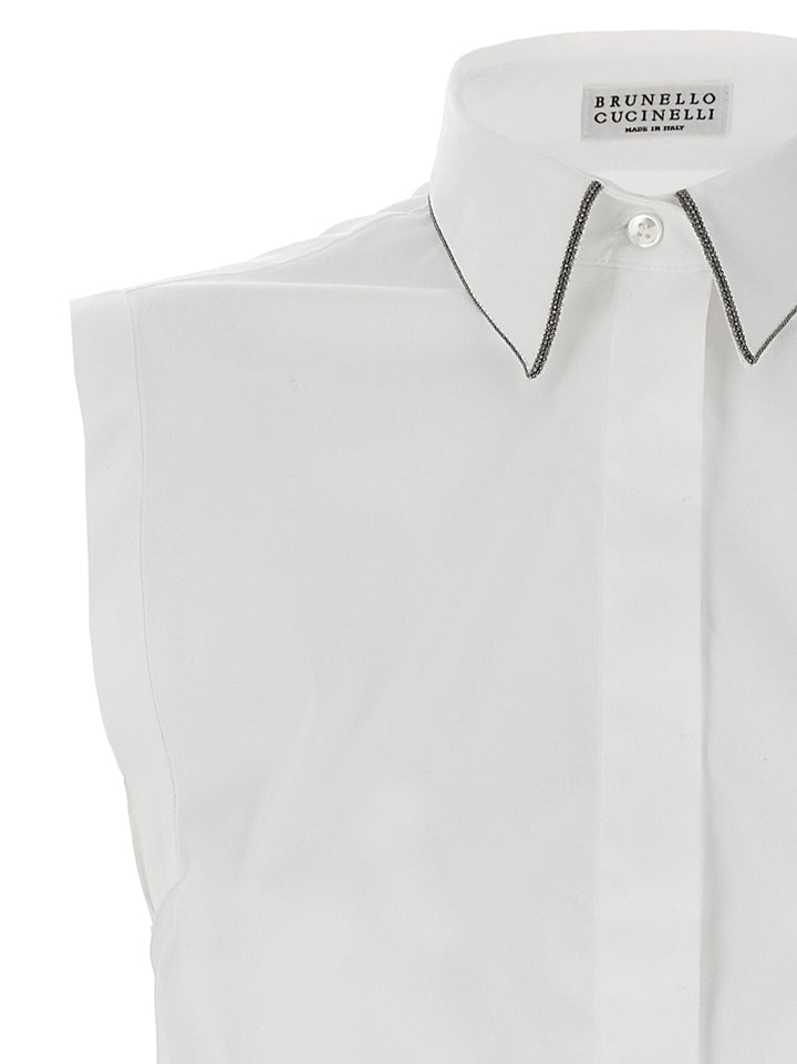Brunello Cucinelli Monile Shirt Shirt and Blouse - White | 53ffbfbcf175d82e0c480771370102df7661b367