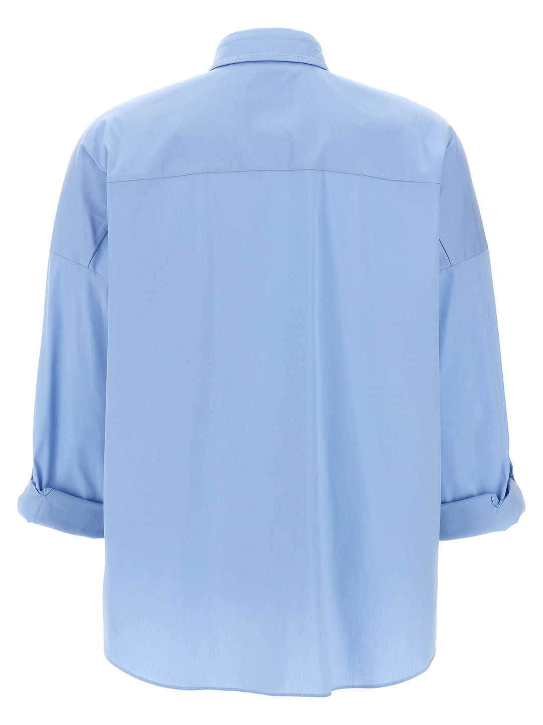 Monile Poplin Shirt Shirt, Blouse Light Blue