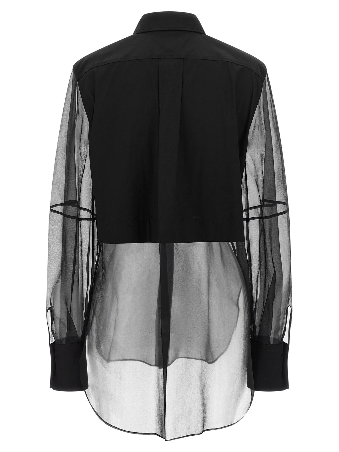 Brunello Cucinelli Shiny Trims Shirt and Blouse - Black | c5a863cb75750ff5e3d5c46c391e1723722843b2