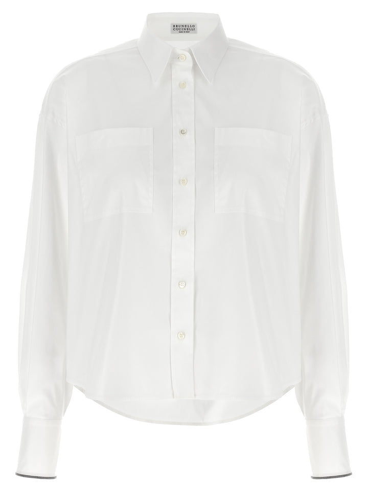 Monile Shirt Shirt, Blouse White