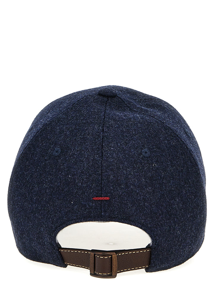 Logo Embroidery Cap Hats Blue