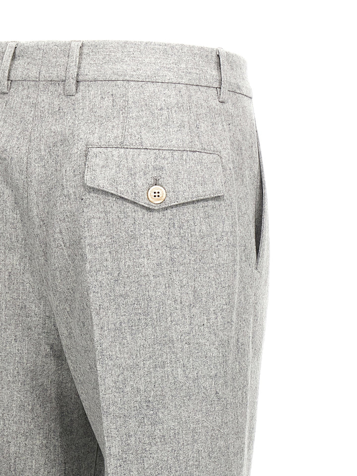 Wool Pants Gray