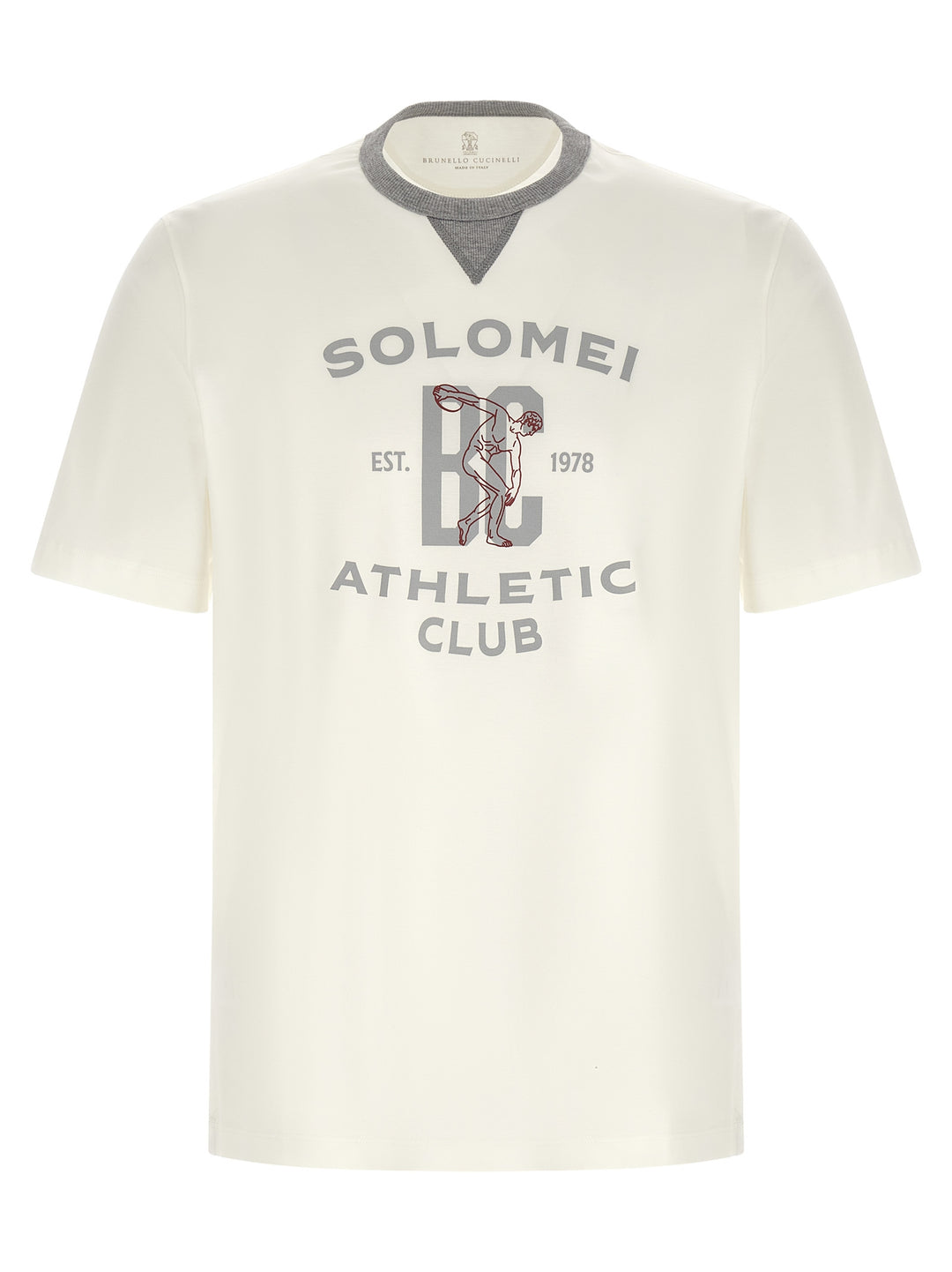 Brunello Cucinelli Printed T-shirt - White | a90bd614350c71ea1151a78b288015febc74da82