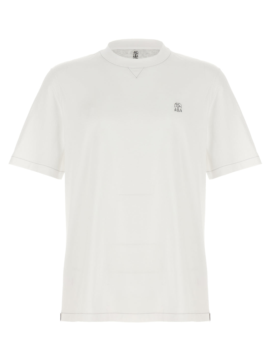 Logo Embroidery T-Shirt White