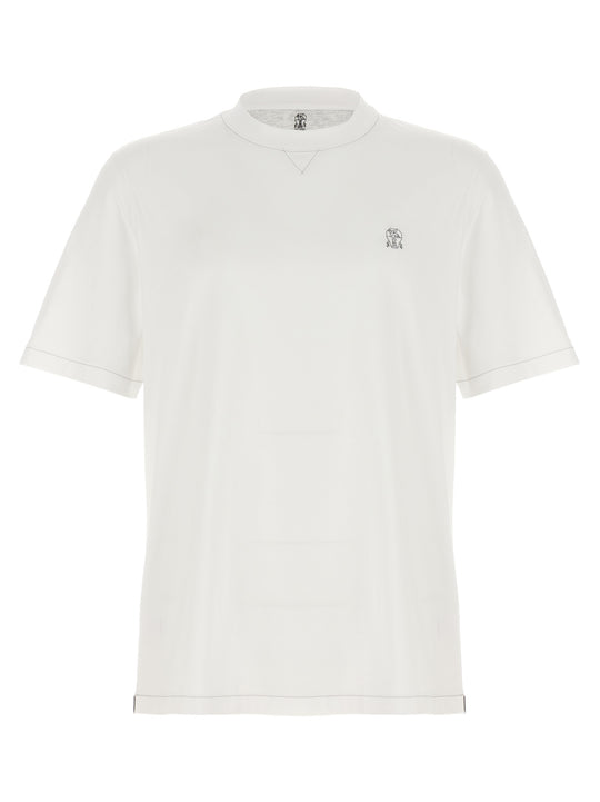 Logo Embroidery T-Shirt White