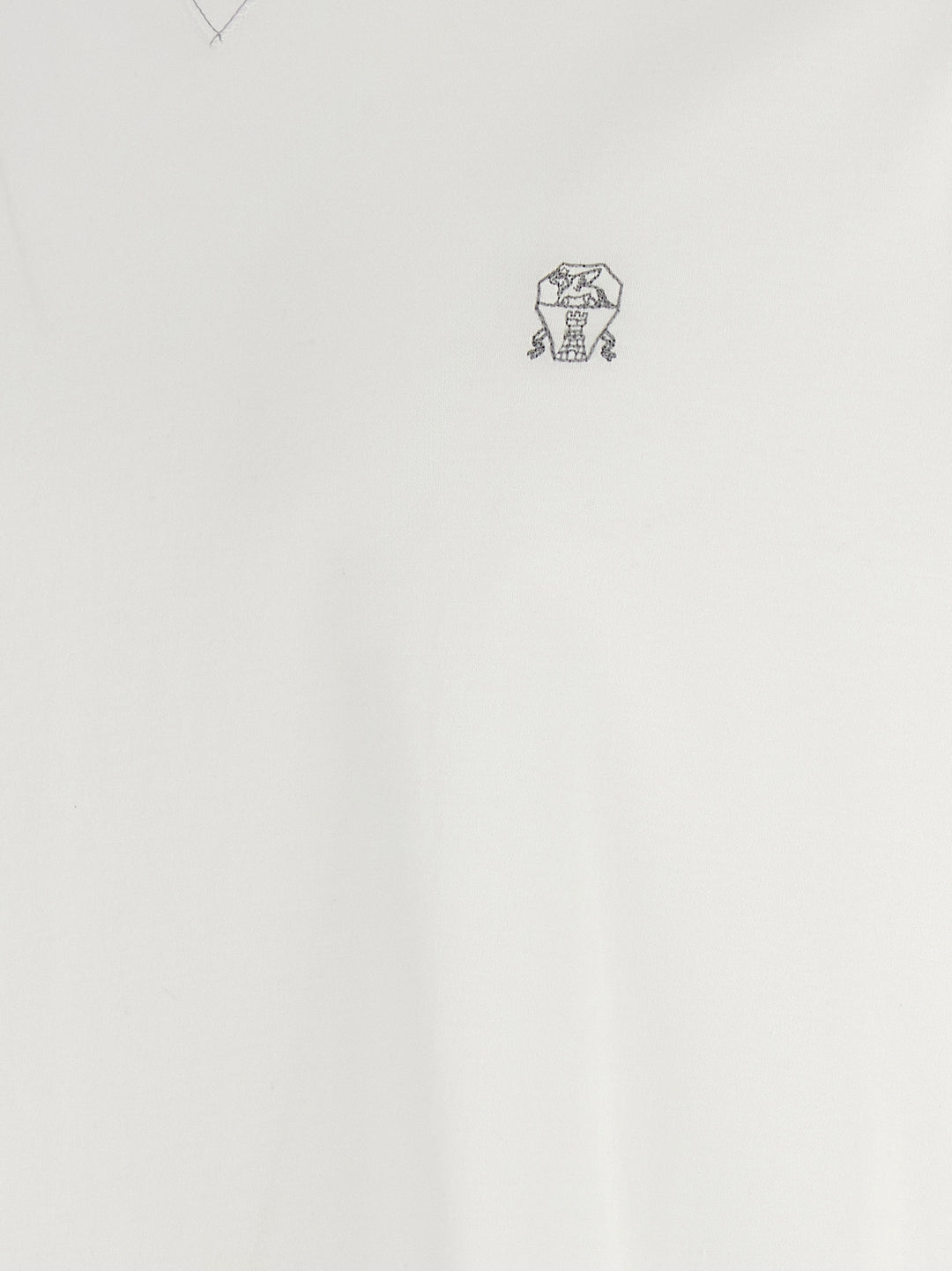 Logo Embroidery T-Shirt White