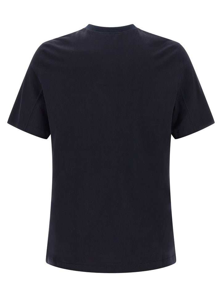 Brunello Cucinelli Printed T-shirt - Blue | cae60d40ec9c2cd30b8d1f937b9950b7a7cb0b29