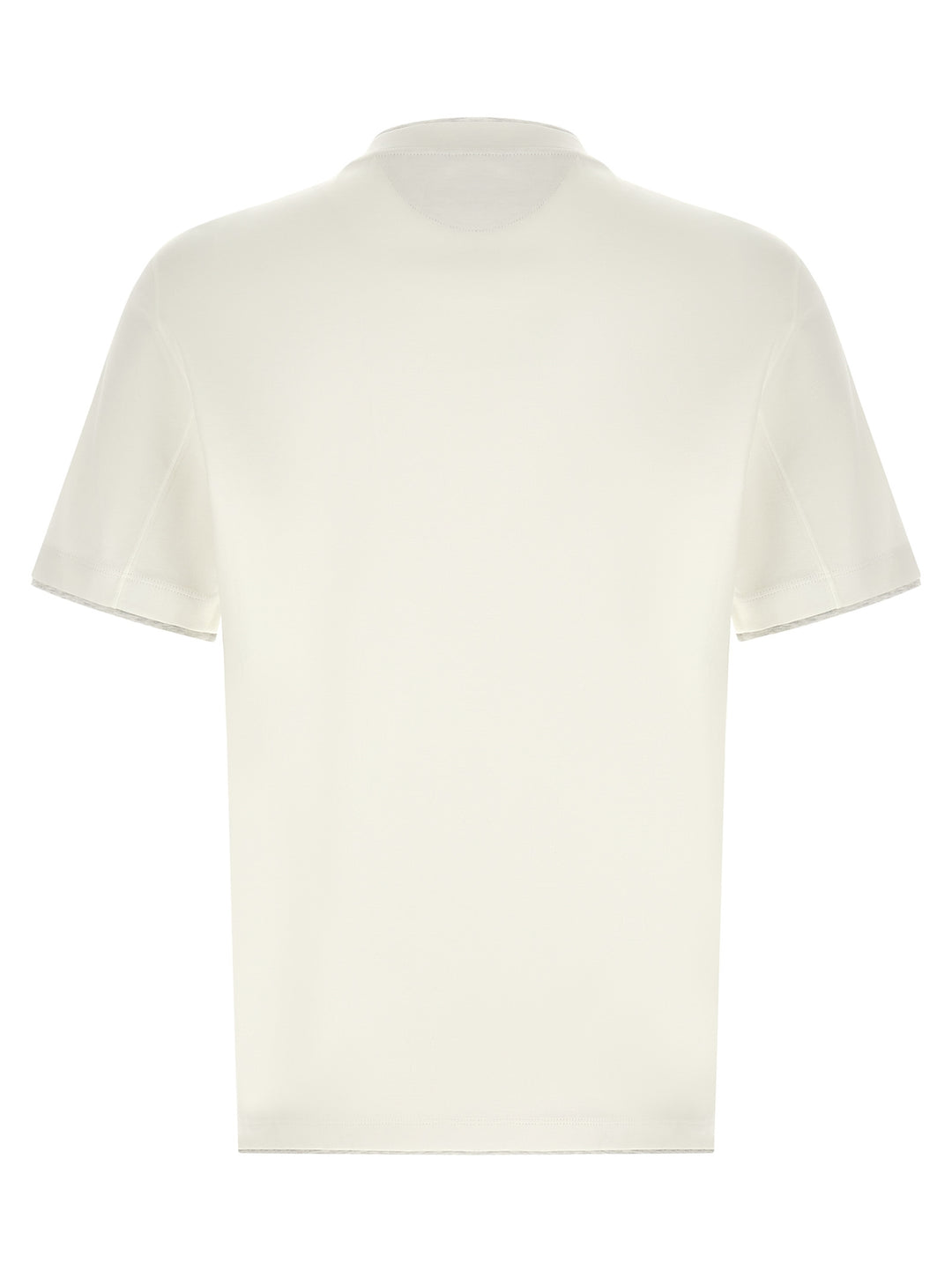 Brunello Cucinelli Double Layer T-shirt - White | 755d376ae537ff46edabd8161e6439c52839808f