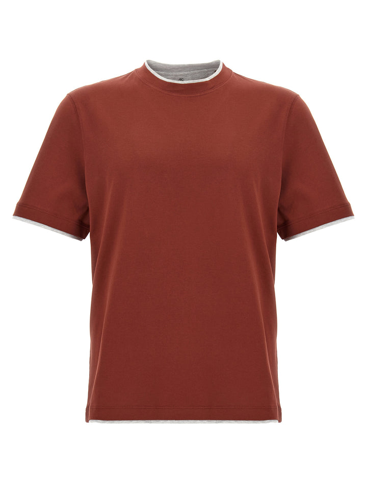 Layered T-Shirt Red