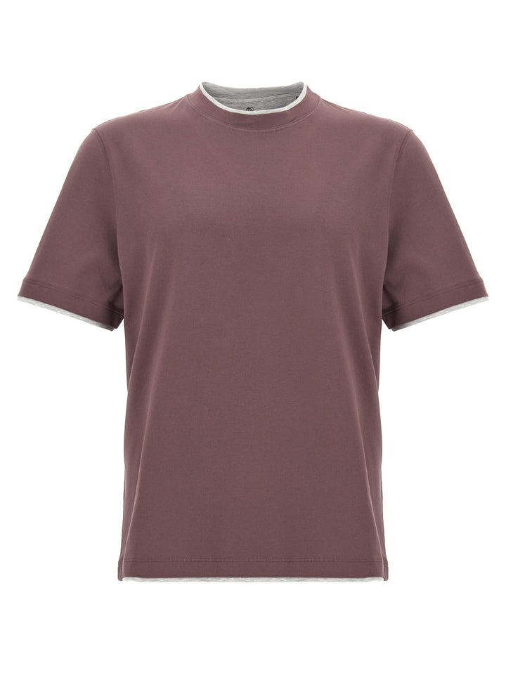 Layered T-Shirt Purple