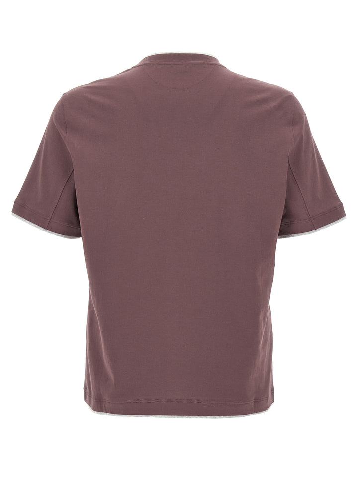 Layered T-Shirt Purple