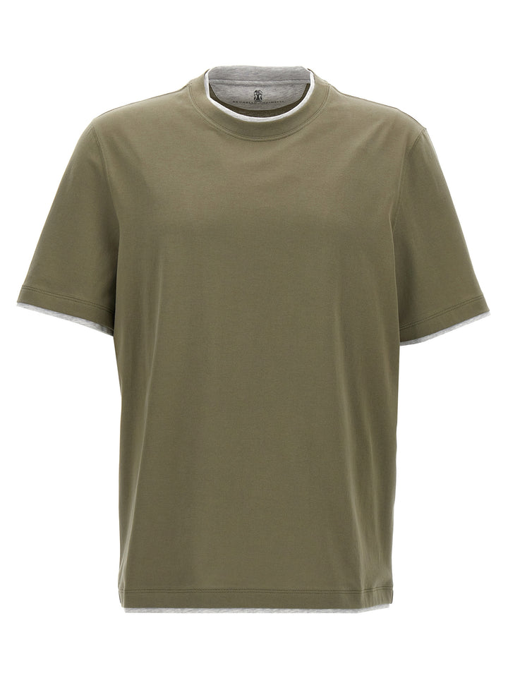 Layered T-Shirt Green