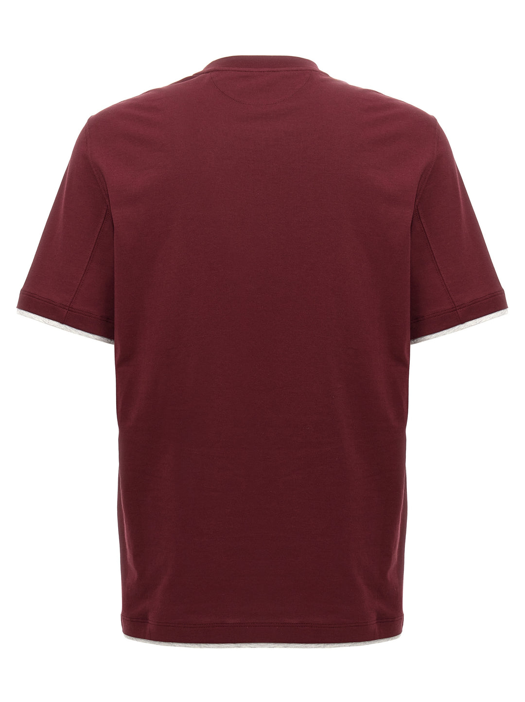 Layered T-Shirt Bordeaux