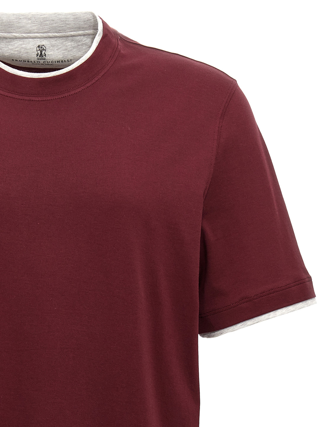 Layered T-Shirt Bordeaux