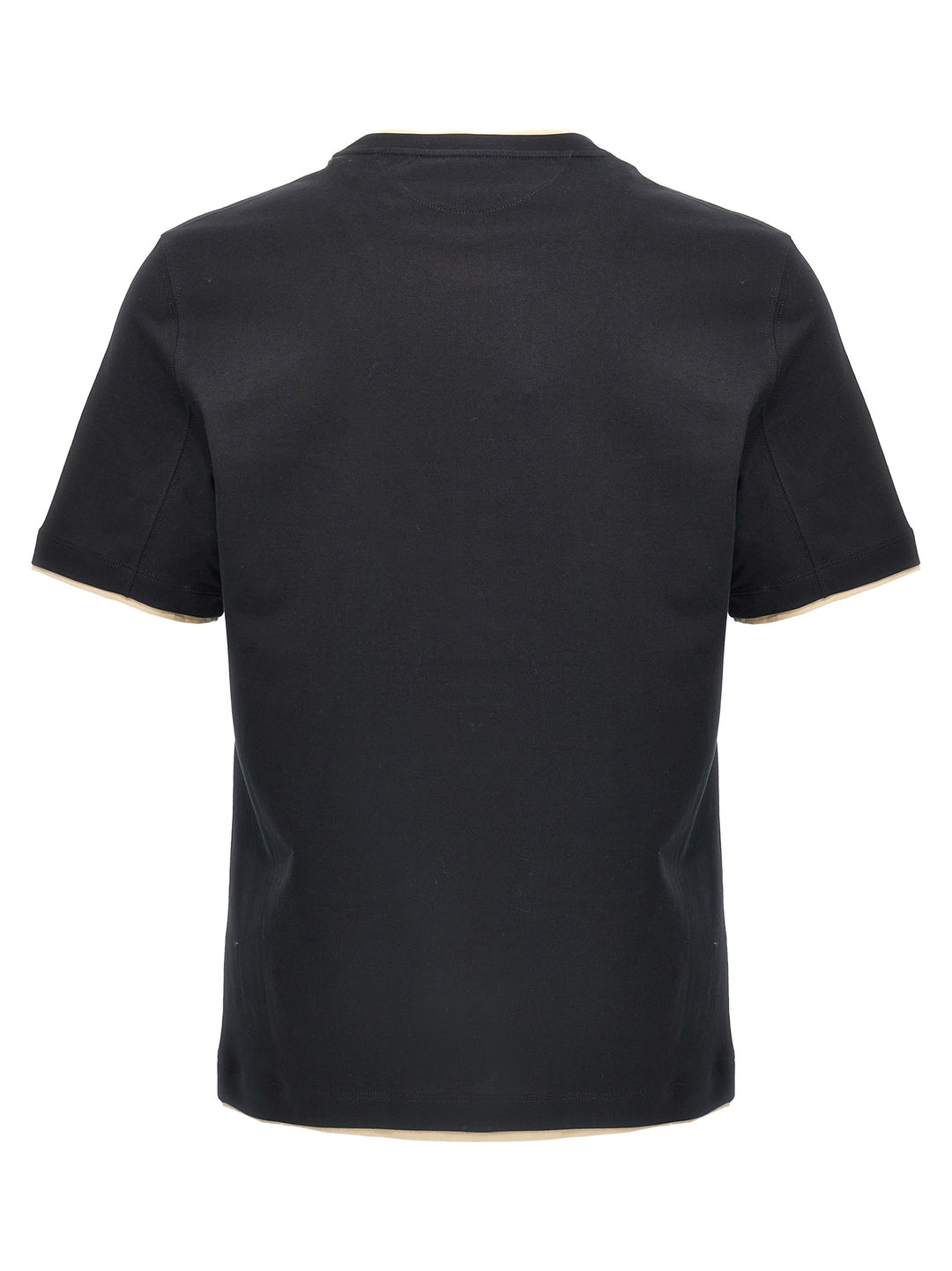 Logo Layered T-Shirt Black