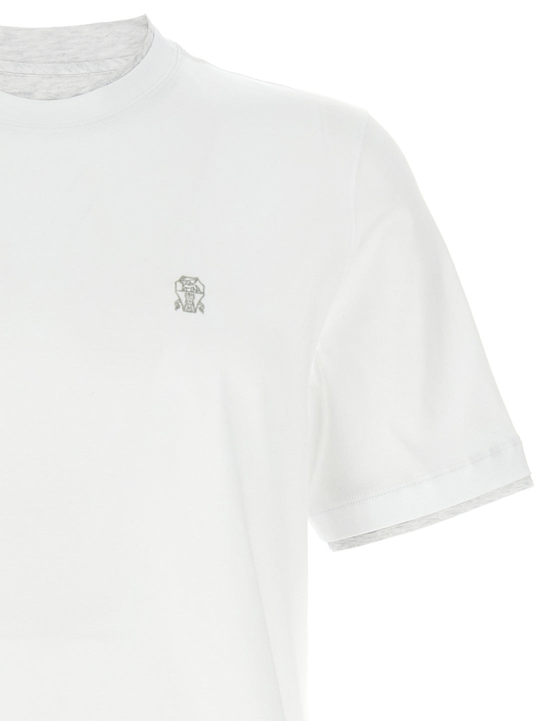 Logo Layered T-Shirt White