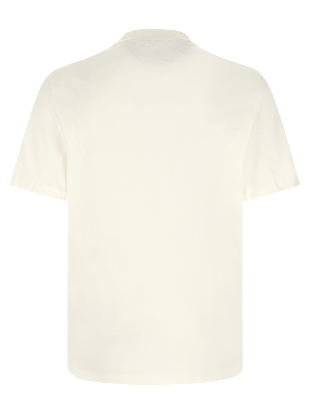 Brunello Cucinelli Logo Print T-shirt - White | 339784e7ae4cc1379b9544a2fca98eea10c2a142