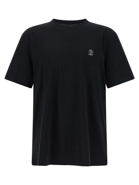 Logo Print T-Shirt Black