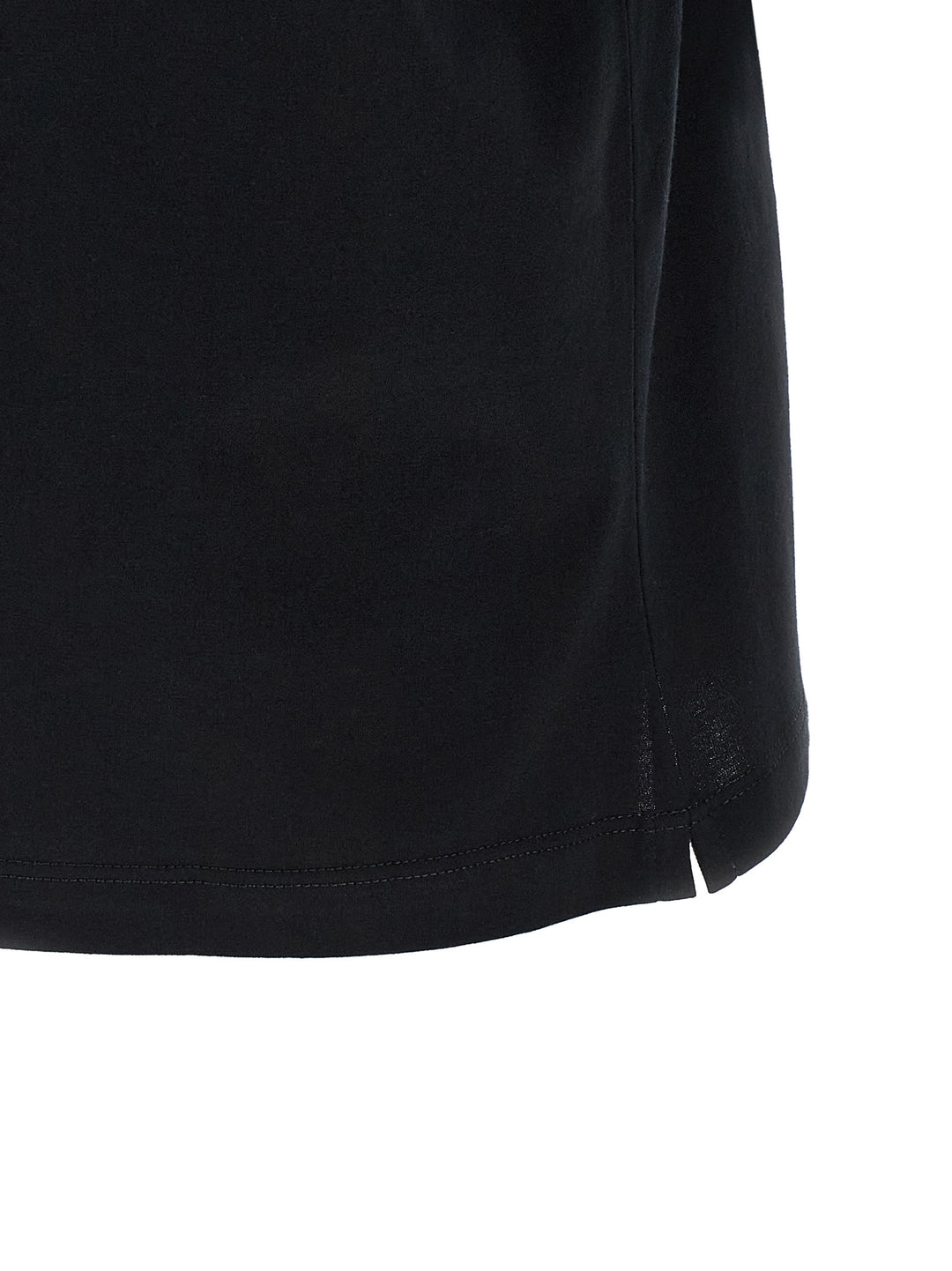 Brunello Cucinelli Logo Print T-shirt - Black | 0735104ae643403417845f7dda4d0bd9e237dff9