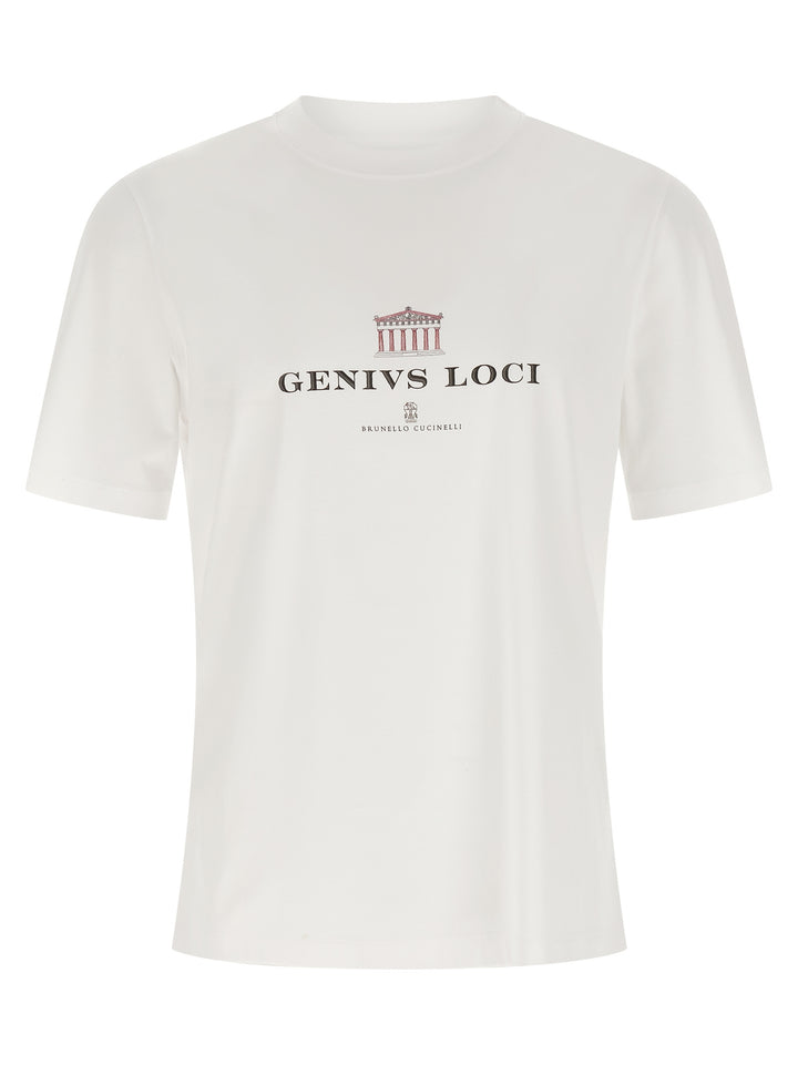 Brunello Cucinelli Genius Loci T-shirt - White | 55fdebc692c7923ce2094e8e3443647ce2e18a6e