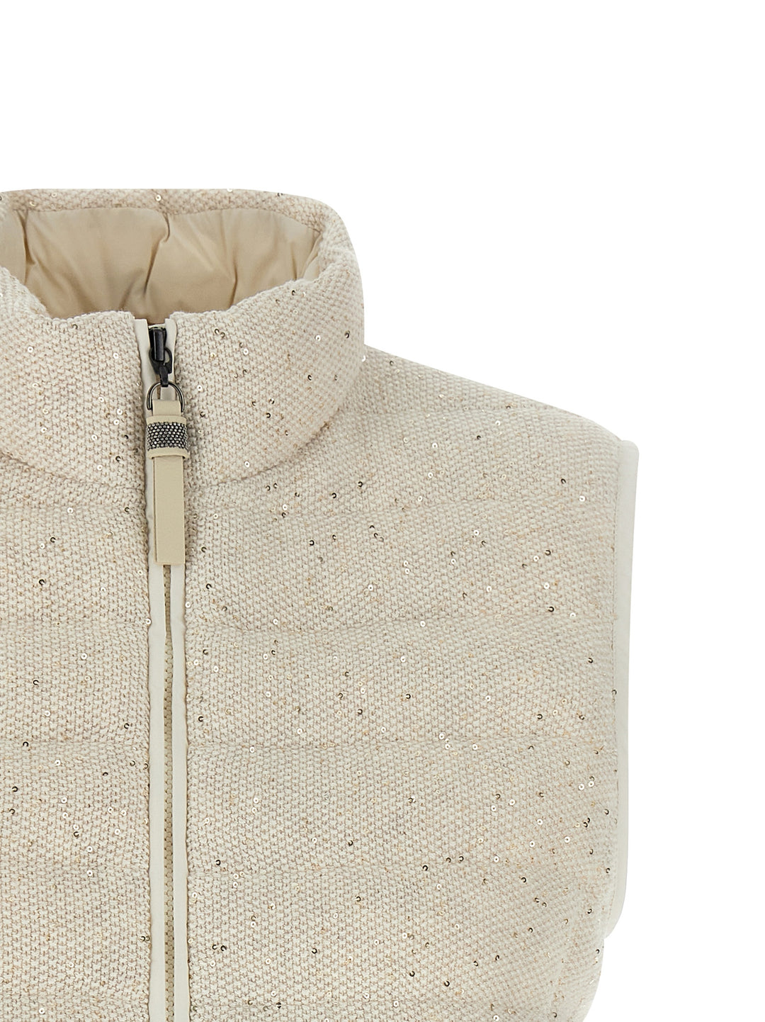 Brunello Cucinelli Dazzling Gilet - Beige | a60f6d80c293b5b30565c7e6ea4d32c8a9c03d3b