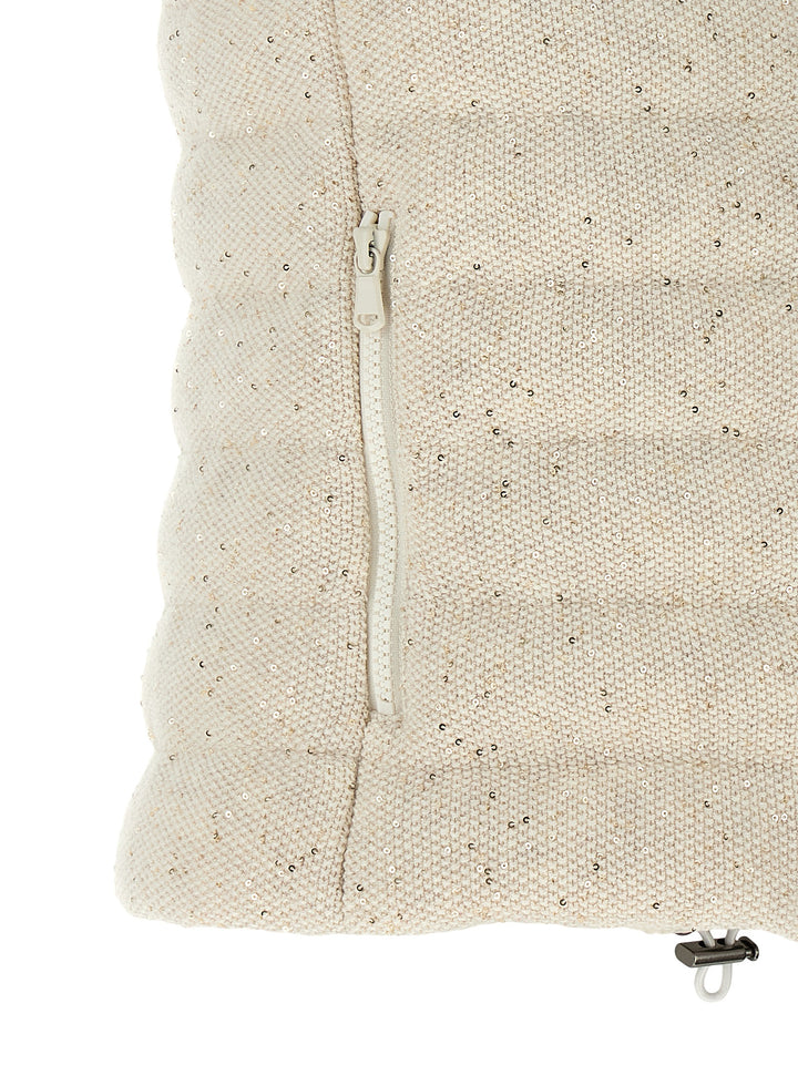 Brunello Cucinelli Dazzling Gilet - Beige | 7dc832f6a4839638ca50a2160800f0fba65d29ba